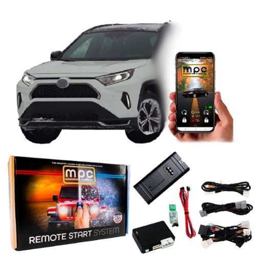 MPC - Smartphone or OEM Activated Remote Start Kit For 2019-2025 Toyota RAV4 - H-Key - Black-Front_Standard 