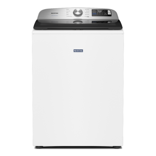 Maytag - 5.3 Cu. Ft. High-Efficiency Smart Top Load Impeller Washer with Extra Power - White - image 2