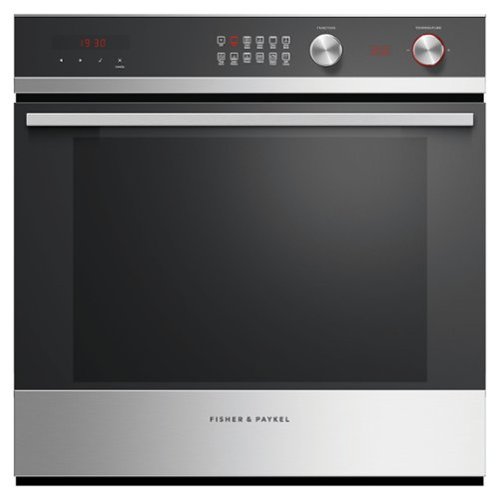 Fisher & Paykel - 24-in Contemporary Oven, 11 Function, Self-cleaning - Stainless Steel Trim-Front_Standard 
