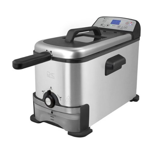 Kalorik - 3.2qt Digital Deep Fryer - Stainless Steel-Front_Standard 