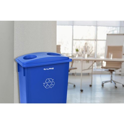 Garbage シングル Alpine Industries 23 Gallon Slim Indoor Recycling Bin or