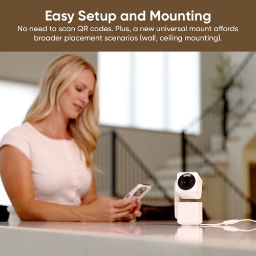 Wyze Cam Pan v4, Indoor/Outdoor, Plug-in 4K Security Camera with 360° Pan/Tilt & Color Night Vision - White BUY IN AUSTRALIA