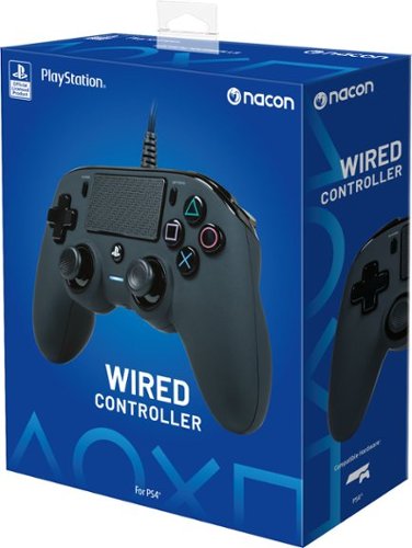 Nacon Wired Controller for Playstation 4 & Windows Black 50-1789