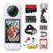 Insta360 - X5 8K 360 Waterproof Action Camera (White) 1/1.28" Sensors, Replaceable Lenses, PureVideo AI + More-Front_Standard