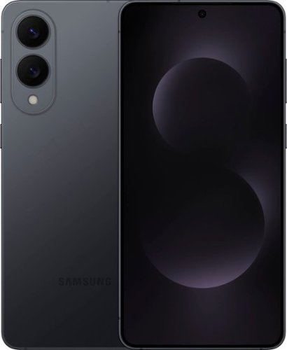 Samsung - Galaxy S25 Edge 512GB - Titanium Jet Black (Verizon)-Front_Standard 