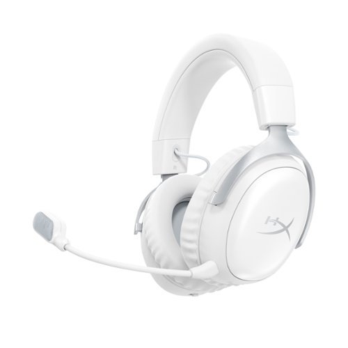 HyperX - Cloud III S Wireless Gaming Headset for PC, PS5, PS4, Nintendo Switch, Mac, and Mobile - White-Front_Standard