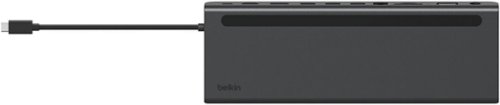 Belkin 11-in-1 USB C Hub with 4K HDMI, DP, VGA, 100W PD Docking Station for MacBook Pro, Air, and more - Dark Gray INTERNATIONAL SHIPPING