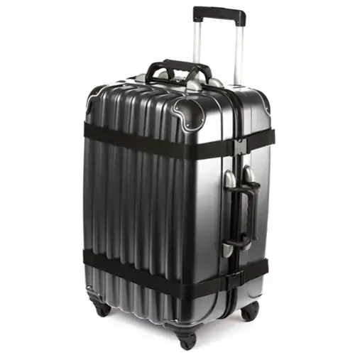 Front. Vingarde Valise - Grande 05 - 12 Bottle Wine Travel Suitcase - Silver.