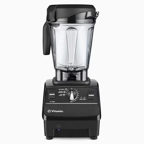 Vitamix - Professional-Grade Blender with 3 Presets, 2.2 HP motor, 64oz low profile container - Black-Front_Standard 