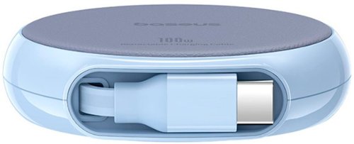 Baseus Free2Pull 100W Retractable USB C Cable with Magnetic Connectors Fast Charging for iPhone Samsung 3.3ft Blue - Blue WORLDWIDE DELIVERY