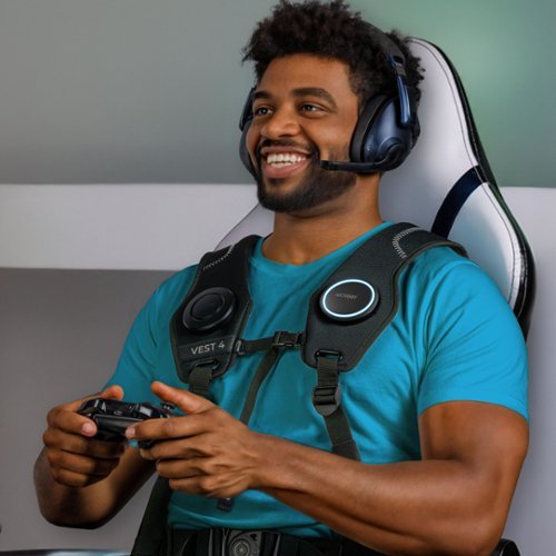 Woojer High-Fidelity Haptic Vest 4 - for VR, Games, Music, Movies, and Wellness - Black WHERE TO BUY