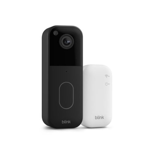 Blink Video Doorbell - Head-to-toe HD view, two-year battery, simple setup, Sync Module Core included - Black INTERNATIONAL SHIPPING