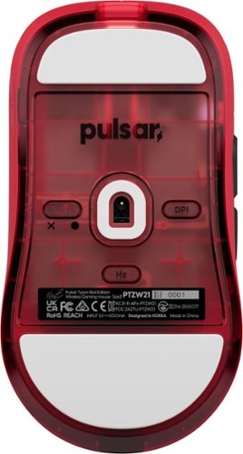 Pulsar TenZ Signature Edition Gaming Mouse Wireless Red