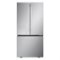 LG - Standard Depth MAX 25.1 Cu. Ft. French Door Smart Refrigerator with Glide N' Serve Drawer - Stainless Steel-Front_Standard