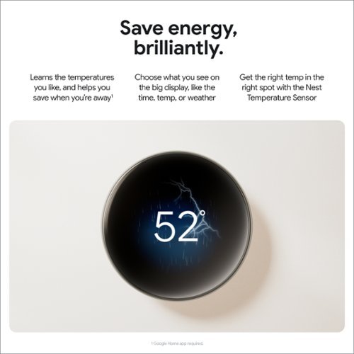 Google Nest Learning Thermostat (4th gen) with Nest Temperature Sensor (2nd gen) - Polished Obsidian WORLDWIDE DELIVERY
