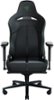 Razer - Enki Gaming Chair with Synthetic Leather for All-Day Comfort - Black/Green-Front_Standard