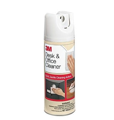 3M - Desk & Office Cleaner, Unscented, 15 oz. Aerosol Can (573) - White