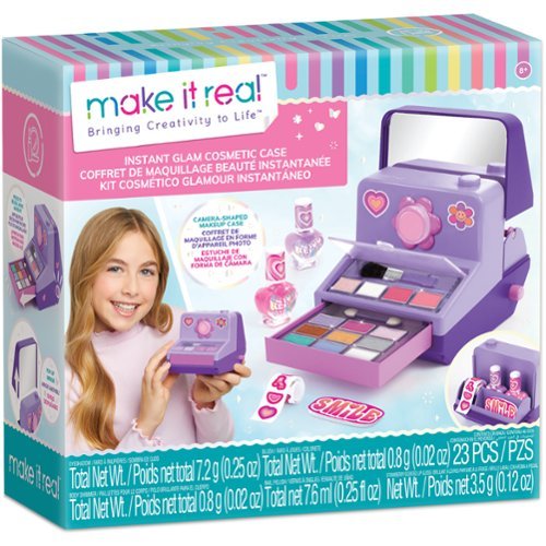 Make It Real - Make It Real: Instant Glam Cosmetic Case - 23pcs,8+