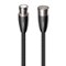 AudioQuest - Carbon AES/EBU 2.75' Digital XLR Balanced Cable with XLR to XLR Connectors - Gray on Black-Front_Standard