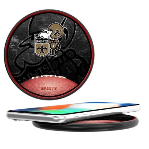 Keyscaper - New Orleans Saints 15 Watt Wireless Induction Charger - Multicolor-Front_Standard 