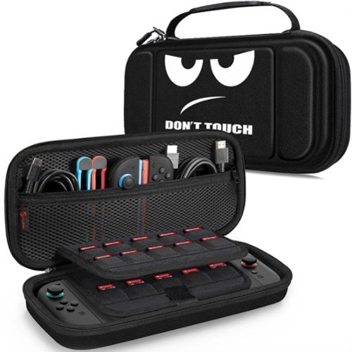 Kitcheniva - Travel Carry Case For Nintendo Switch 2 2025 Shockproof Hard Protective Cover - Black Touch-Front_Standard 