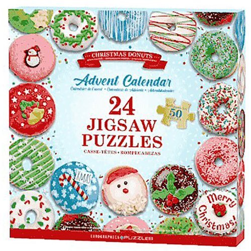 Eurographics : Puzzle Advent Calendar: Christmas Donuts WORLDWIDE DELIVERY