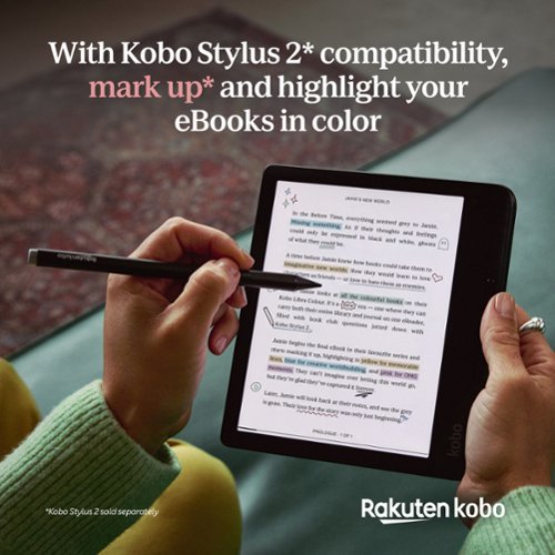 Kobo Libra Colour | eReader | 7 Glare-Free Color E Ink Kaleido 3 Display | Dark Mode Option | Waterproof | 32GB - 2024 - Black HOW TO BUY
