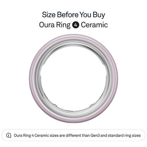 Oura Ring 4 Ceramic Smart Ring Size Before You Buy with OR4 Sizing