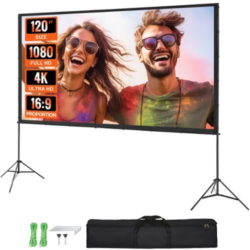 【raino torami】120㌅4K Ultra HD スクリーン Amazon.com: Outdoor Projector Screen with Stand, TOWOND 120 inch