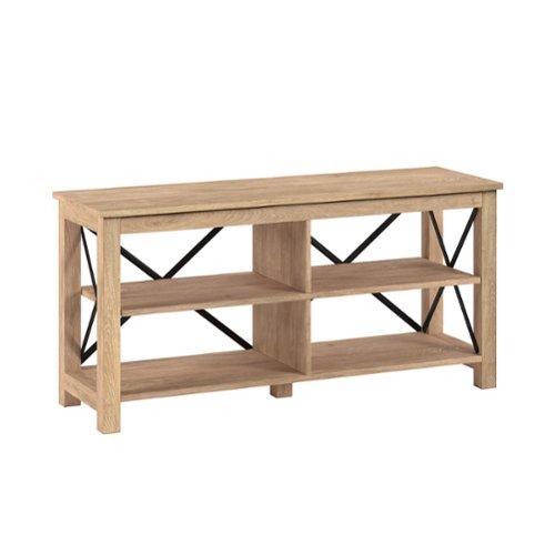 Camden&Wells - Sawyer TV Stand for TVs up to 55" - White Oak-Angle_Standard 
