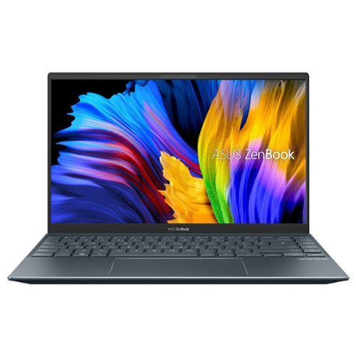 ASUS - ZenBook 14 UM425 14" Laptop - AMD Ryzen 9 - 16 GB Memory - 1 TB SSD - Pine Gray-Front_Standard 