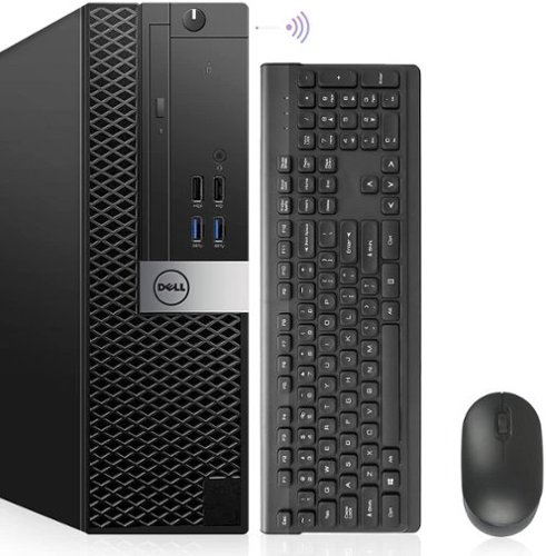 Dell - Refurbished Excellent - OptiPlex 7040 SFF Desktop Computer, i7-6700 3.40GHz, 32GB DDR4 RAM, 1TB M.2 NVMe SSD, Built-in WiFi 6E, Win11 Pro - Black-Front_Standard 