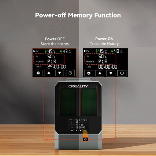 Creality Space Pi Plus Filament Dryer 2 rolls capacity - Black BUY ONLINE