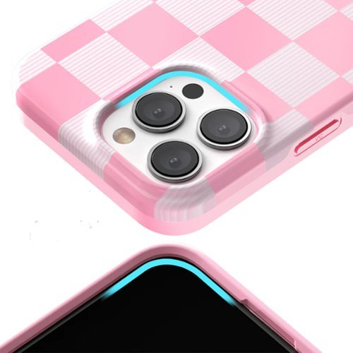 VELVET CAVIAR Magsafe Case for Apple iPhone 16 Pro Max - Pink Vibe Checkered WORLDWIDE DELIVERY