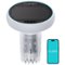 Aiper - HydroComm: 24/7 Water Quality Monitor for Pools, Tracks TDS, EC, pH, Temp & ORP, Solar-Powered - Gray-Front_Standard