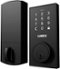 Lorex - Bluetooth Deadbolt Smart Lock with Touchpad - Matte Black-Front_Standard