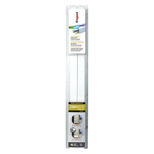 Legrand Wiremold On-Wall CordMate III High-Capacity Cord Concealment Kit - White HOW TO BUY