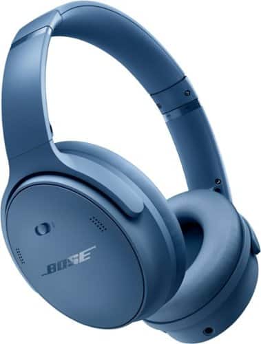 Bose - QuietComfort Wireless Noise Cancelling Over-the-Ear Bluetooth Headphones - Blue Dusk-Front_Standard