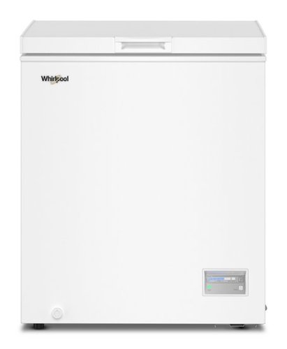 Whirlpool - 5 cu. ft. Chest Freezer with 1 Storage Basket - White