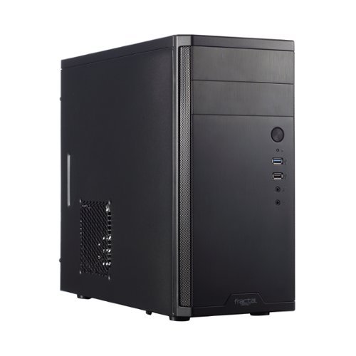 Fractal Design - Core 1100, Black, Micro ATX, Mini Tower PC Case - Black
