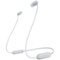 Sony - WI-C100 Wireless In-Ear Headphones - White-Front_Standard