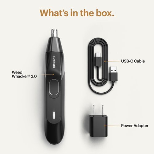 Manscaped Weed Whacker 2.0 Nose Hair Trimmer - BLACK GLOBAL SHIPPING
