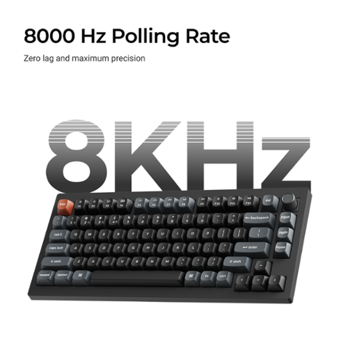 Keychron V1 Ultra 8k 75% Custom Red Switch Mechanical Gaming