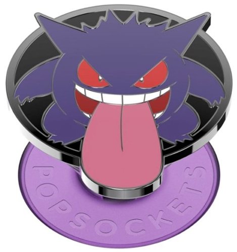 PopSockets PopGrip Cell Phone Grip & Stand - Licensed - Glow in the Dark Enamel Gengar Night Shade Pokemon WORLDWIDE DELIVERY