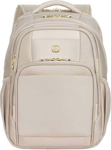 SwissGear Scansmart Laptop Backpack - Sand GLOBAL SHIPPING