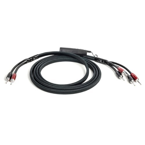 AudioQuest Rocket 88 Single BiWire 11' Analog Speaker Cable w/ SureGrip 500 Connectors with Banana to Banana Connectors - Green on Black GLOBAL SHIPPING
