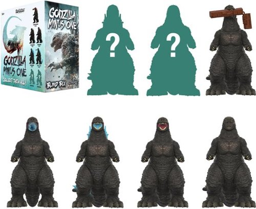 Super7 Toho Reaction Blind Box Wv8 Godzilla Minus One 12pc Flat