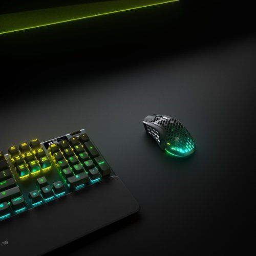 SteelSeries Aerox 9 Wireless Ultra Lightweight Honeycomb Water Resistant RGB Optical Gaming Mouse With 18 Programmable Buttons - Wireless - Black WHERE TO BUY