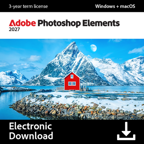 Adobe - Photoshop Elements 2027 (1-User) (3-Year License) [Digital] - Mac OS, Windows [Digital]