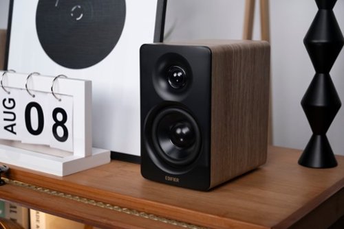 Edifier M60 Compact Desktop 2.0 Speakers (Pair) - Oak Brown WHERE TO BUY